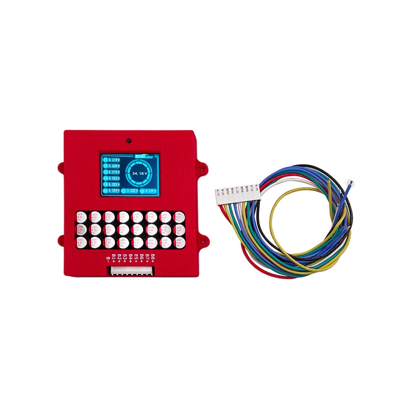 5A Lipo/lifepo4 active balancer 4s 6s 8s with Voltage Dispaly 12V Lithium Battery Energy transfer Active Equalizer
