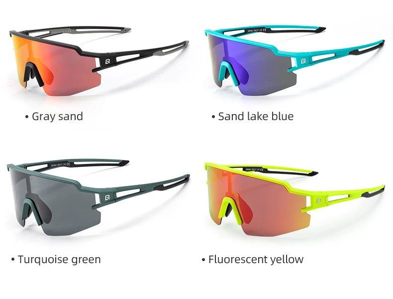 ROCKBROS Bike Glasses UV400 Cycling Eyewear Fishing Hiking Outdoor Sunglasses Polarized Cycling Glasses MTB Road Bicycle Goggles