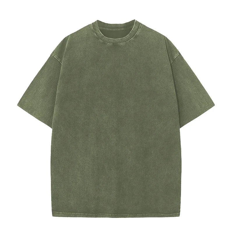 Hip Hop t shirt Men fashion Cotton Harajuku Multicolors Oversized Washed T-shirt women Unisex Summer Retro Short Sleeve Tee top