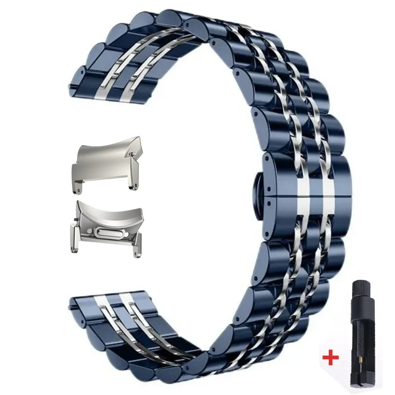 No Gaps Stainless Steel Strap For Samsung Galaxy Watch 6 5 4 44mm 40mm 5Pro 45mm Band Watch 6 4 Classic 43 47mm 42/46mm Bracelet