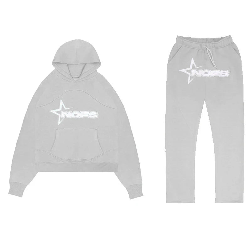 Y2K Hoodies Men Harajuku Hip Hop Letter Graphic Print Loose Sweatshirts 2024 Punk Rock Gothic Clothes Tops Goth Pants Streetwear
