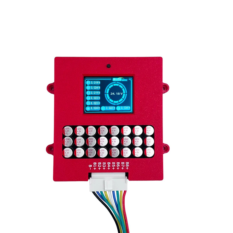 5A Lipo/lifepo4 active balancer 4s 6s 8s with Voltage Dispaly 12V Lithium Battery Energy transfer Active Equalizer