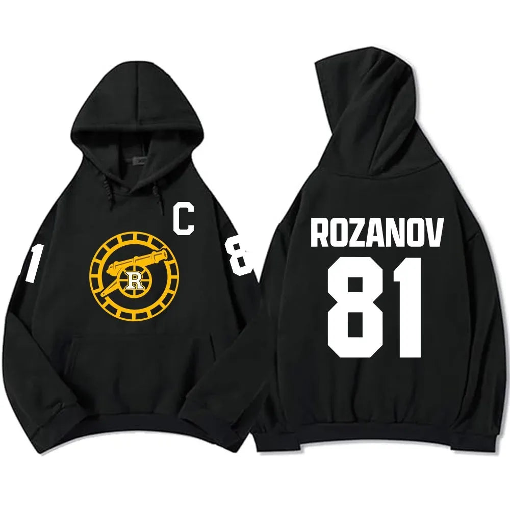 Shane Hollander 24 Llya Rozanov 81 Scott Hunter 21 Sweatshirt Heated Rivalry TV Hoodies Montreal Metros Boston Raiders Clothing