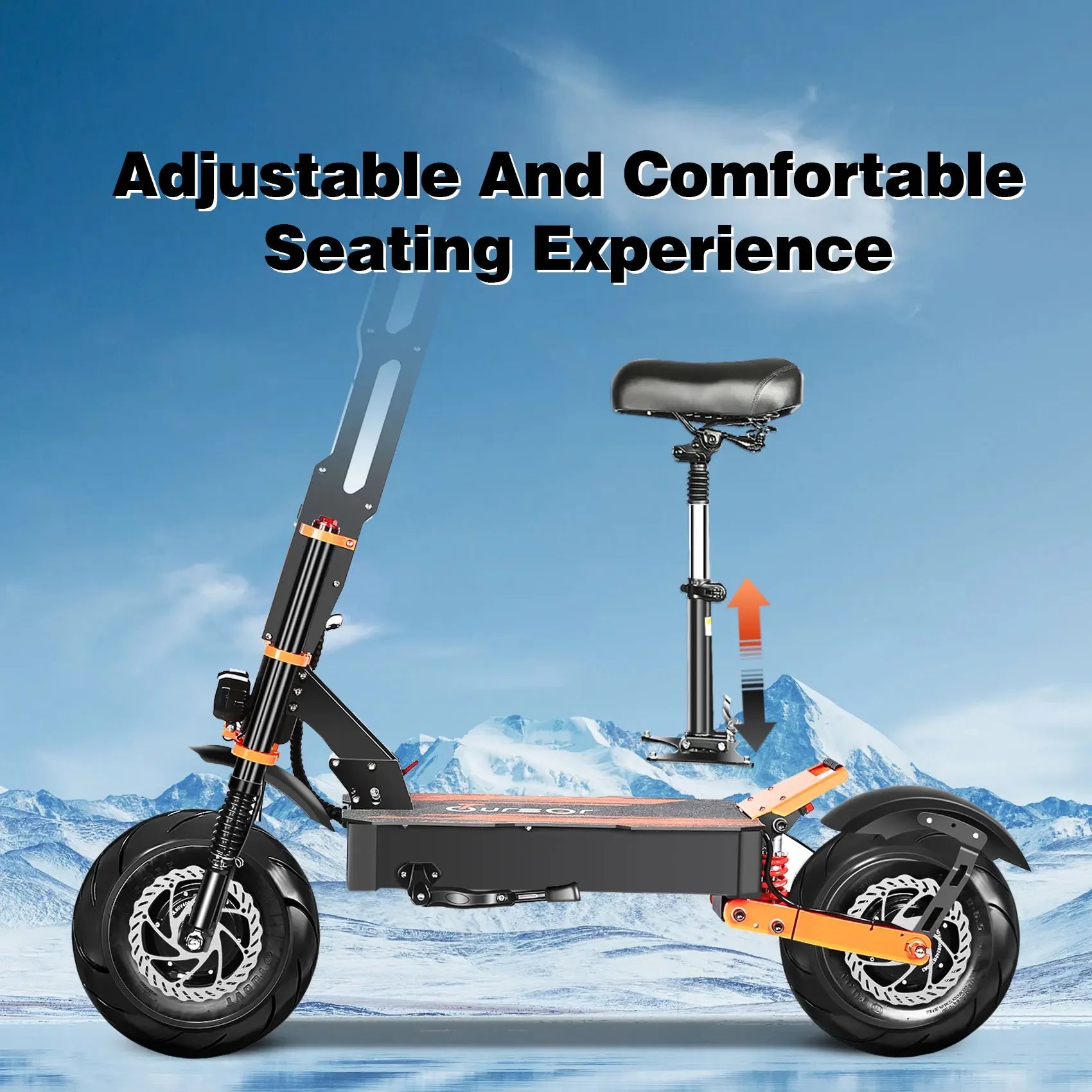 TOURSOR X8 PRO Adults Electric Scooter4000W*2 Dual Motor 60V38.8Ah Battery E-Scooter 13Inch road Tire Foldable EScooter