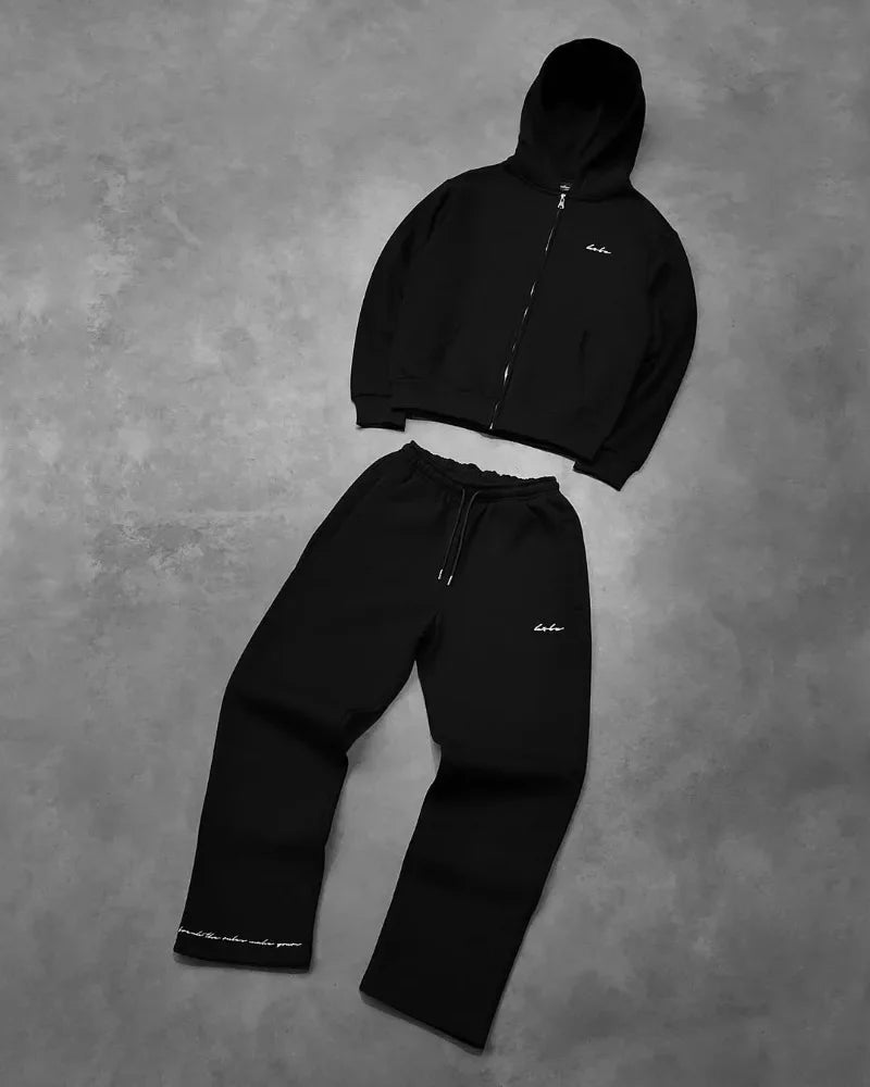 Y2k Men Clothing set Punk Street retroGothic tracksuit Harajuku Trend Hip Hop personality pattern embroidery oversized tracksuit