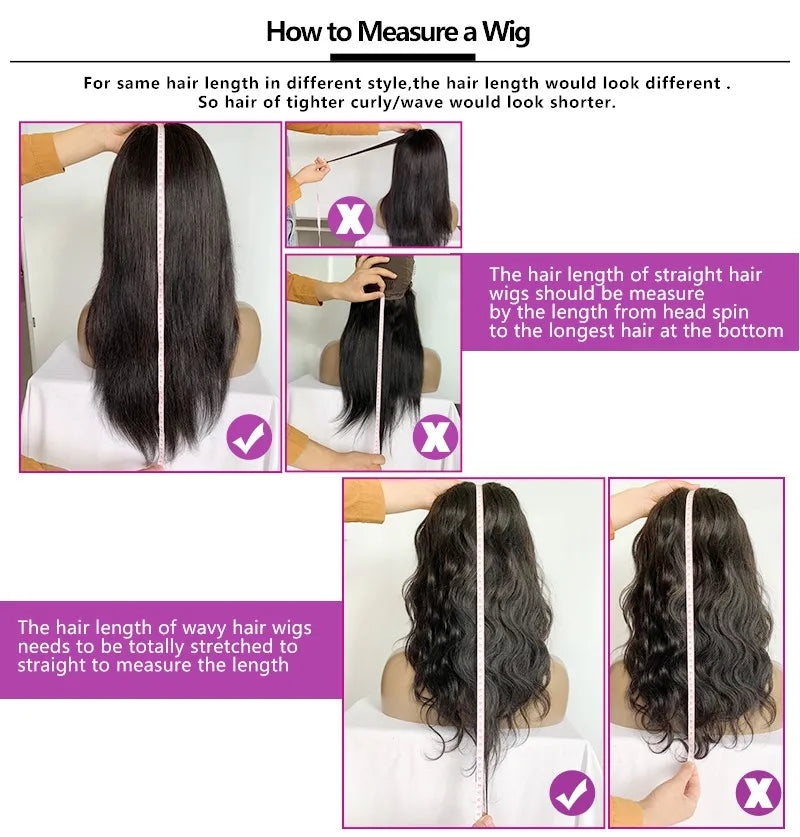 13X4 Wear And Go Glueless Lace Frontal Wig Body Wave Colored Burgundy 13X6 Lace Closure Human Hair Wigs Glueless Ready To Wear