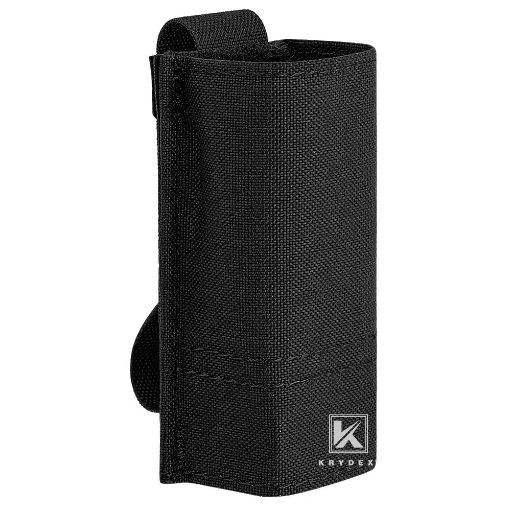 KRYDEX Tactical Single 9mm Pistol Magazine Pouch Kydex Insert 45APC MOLLE Mag Pouch Holder For Duty Belt Vest Hunting Gear