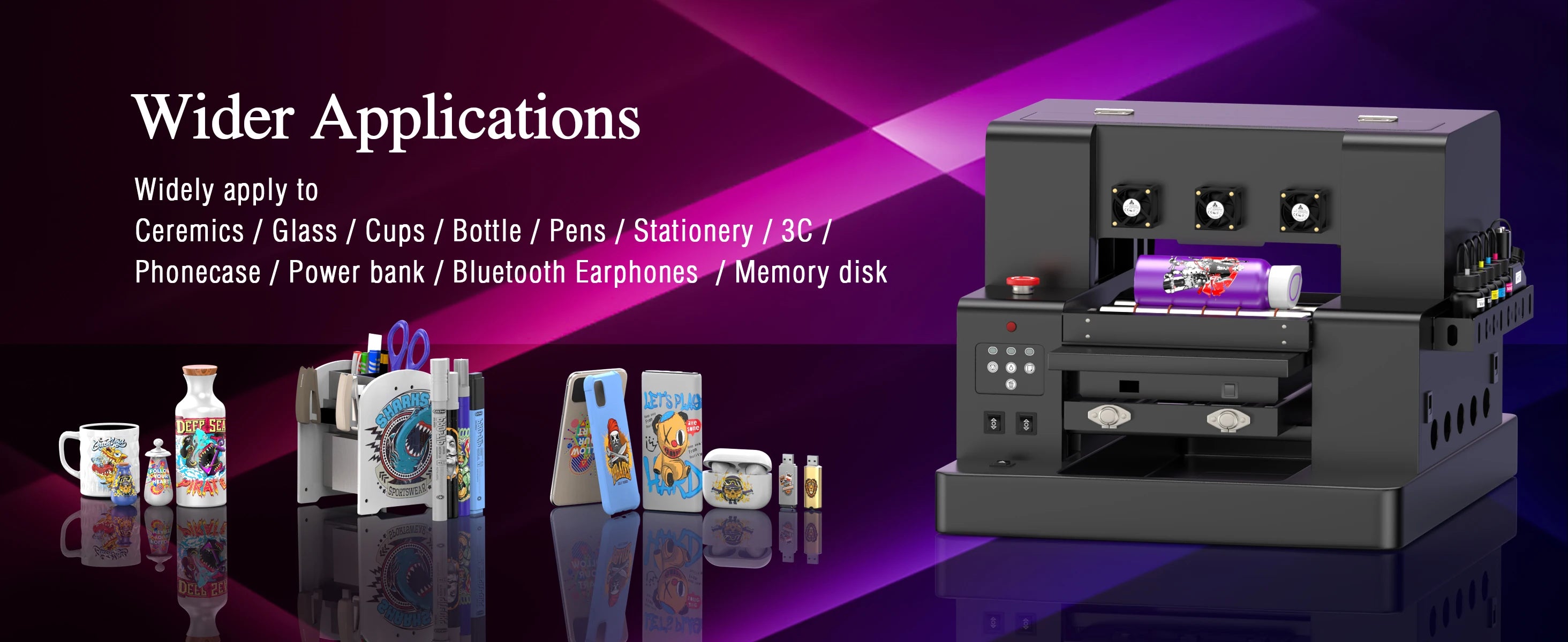 A3 UV Printer Impresora L805 UV Printer Machine UV Flatbed Printer For Bottle Wood Metal A4 UV DTF Printer Sticker 3d Printe
