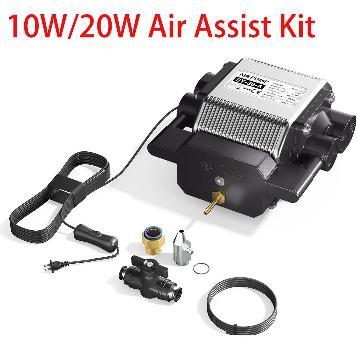 RAY5 20W Laser Cutting Engraving Machine + Air Pump Assist KIT + 500mm Honeycomb Working Table DIY Desktop CNC Engraver Cutter