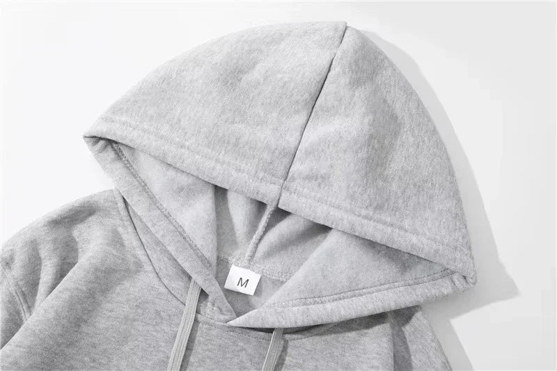 【S-3XL Hoodies】Men Oversized Pullover Hoodie Fashion Loose American Street Fashion Brand Panda Print Long Sleeve Couple Clothes