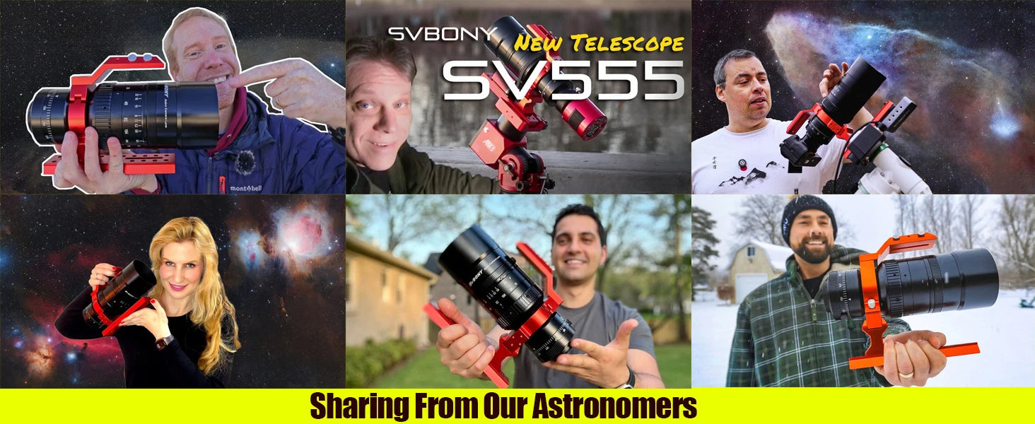 Svbony SV555 New Upgrade Astrophotography Telescope APO 243mm f/4.5 Telephoto Camera Lens for Full Frame Sky Imaging