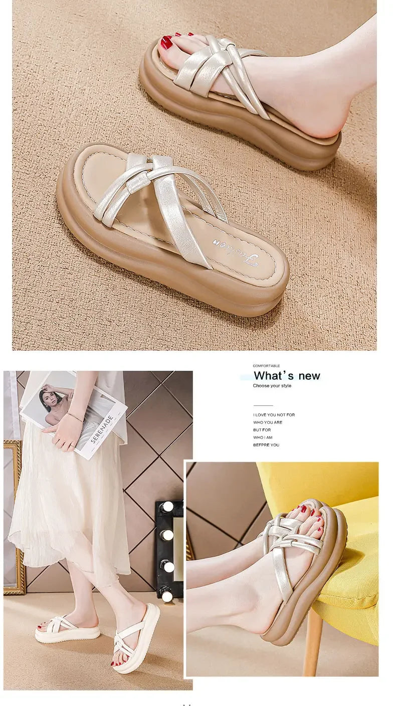 Summer New Arrival Sandals Slides Fashion Breathable Non-slip Lightweight Casual Indoor Outdoor Beach Daily Slippers
