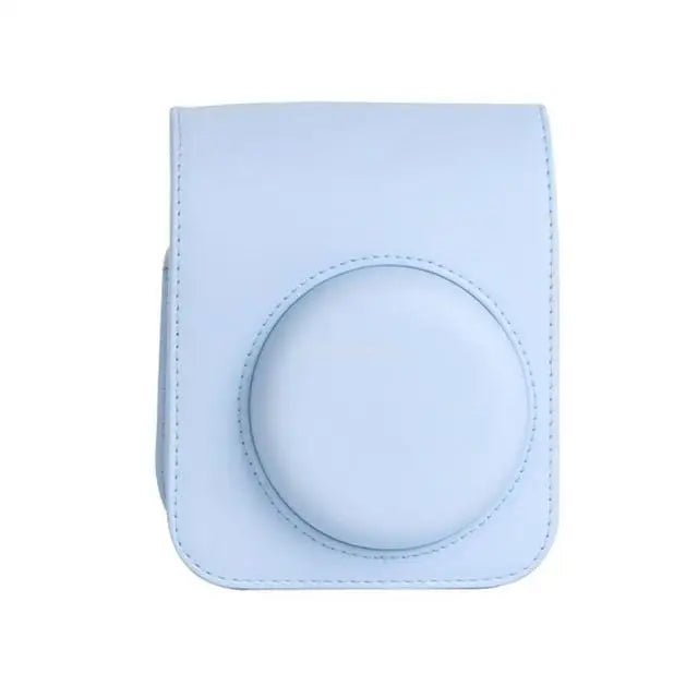 For instax Mini 12 Camera Travelling Bag PU Leather Soft Shoulder Bag For Fujifilm Film Portable Camera Bag With Shoulder Strap