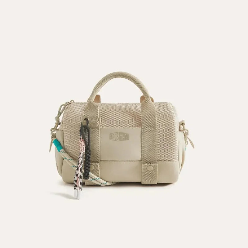 BAGSMART Mini Crossbody Bag Boston-style mini duffel crossbody bag for women, 5L suitable for travel daily use beach outings