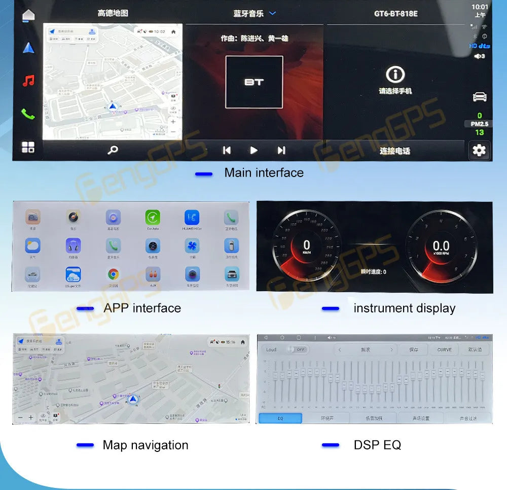 256G For Porsche Cayenne 2010 - 2017 Car Intelligent System Car Radio Multimedia Player GPS Navig Carplay Android Auto Head Unit