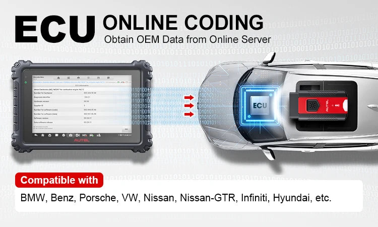 Autel MK906PRO Car Diagnostic Tool Bi-Directional Scanner CAN FD DOIP Support Upgraded MK906BT MS906BT ECU Coding