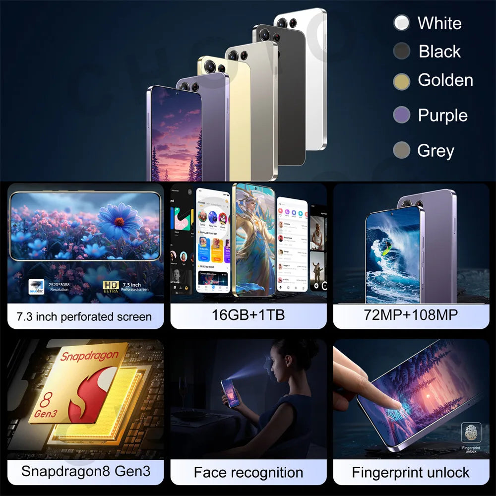 Protection Film For New SMS 24 Ultra Original Android 14 Smartphone Screen Protector For 5G Dual SIM Global Version 7800mAh Film