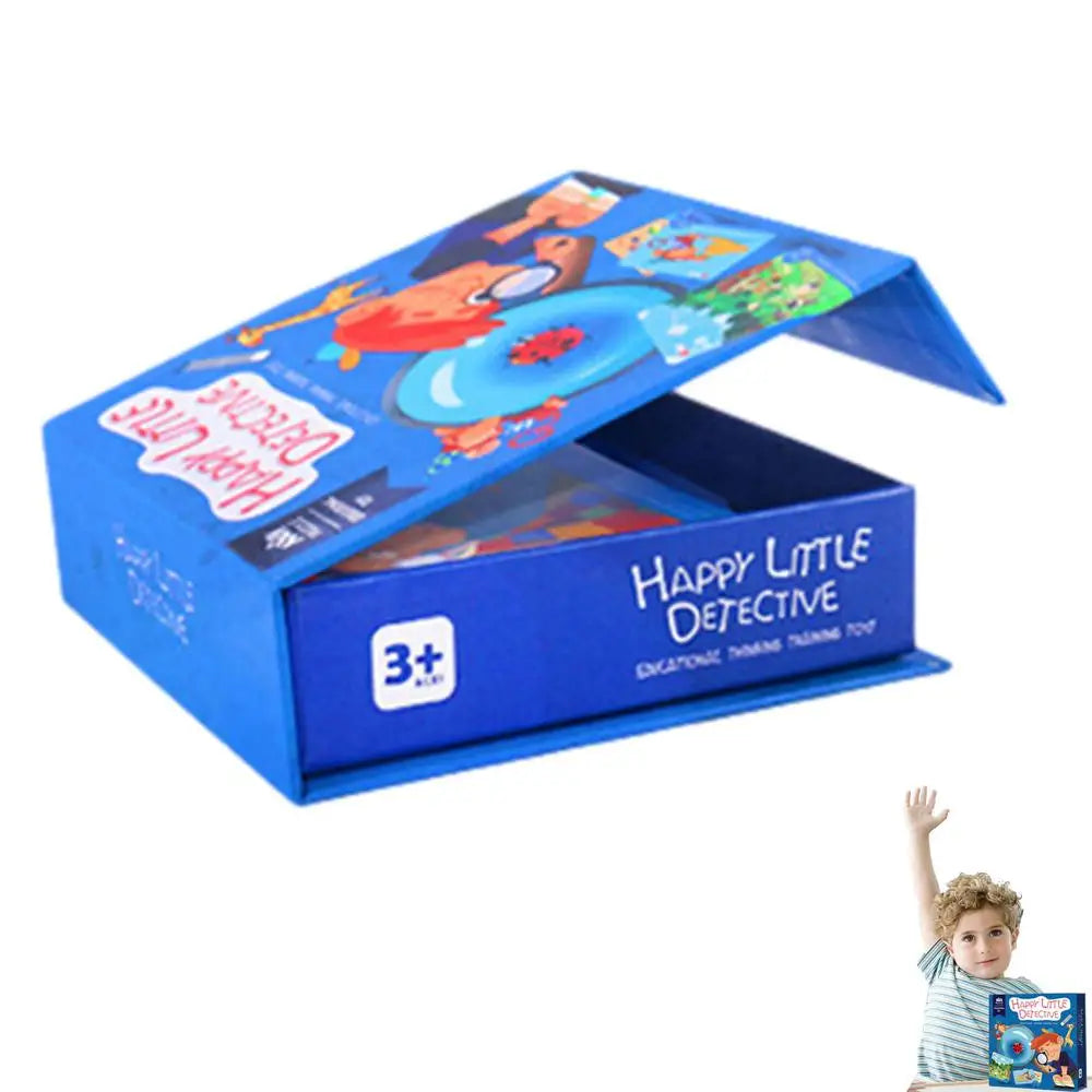 Memory Detective Game Happy Little Detective Memory Game Card Brain Card Games Friendly Party Game For Kids 3 And Up Toddlers2-4