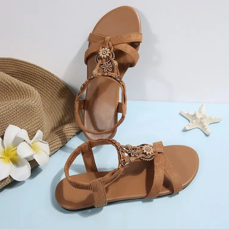 Summer Women Wedge Sandals Soft Bottom Low Heels Sexy Woman Non-slip Shoes Footwear Bohemia Style Summer Platform Sandals Women