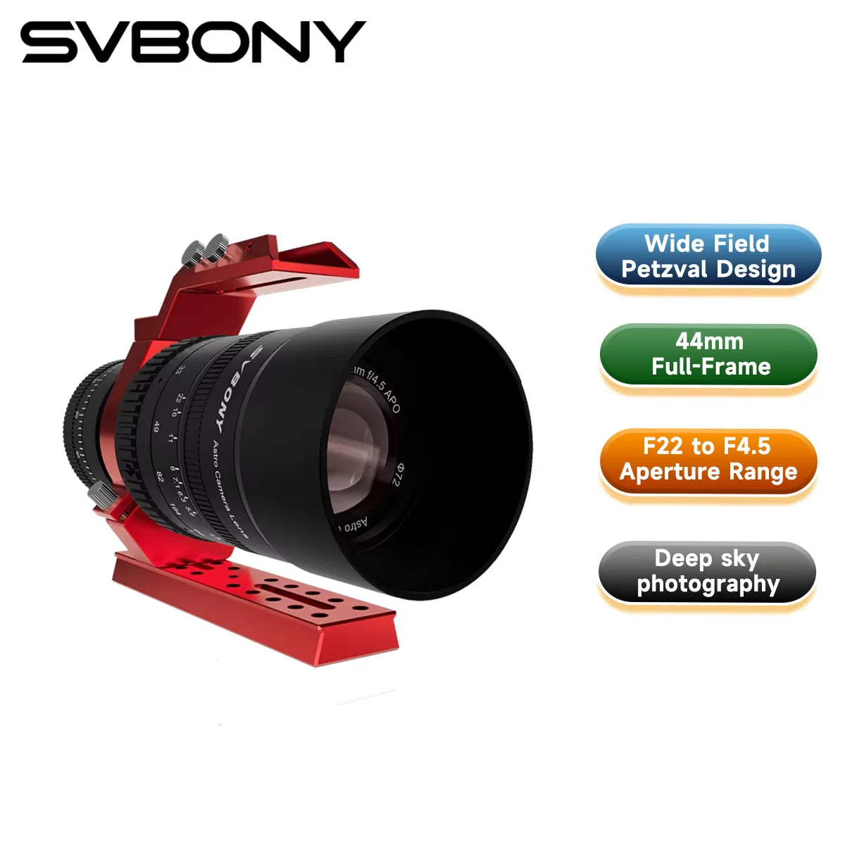 Svbony SV555 New Upgrade Astrophotography Telescope APO 243mm f/4.5 Telephoto Camera Lens for Full Frame Sky Imaging