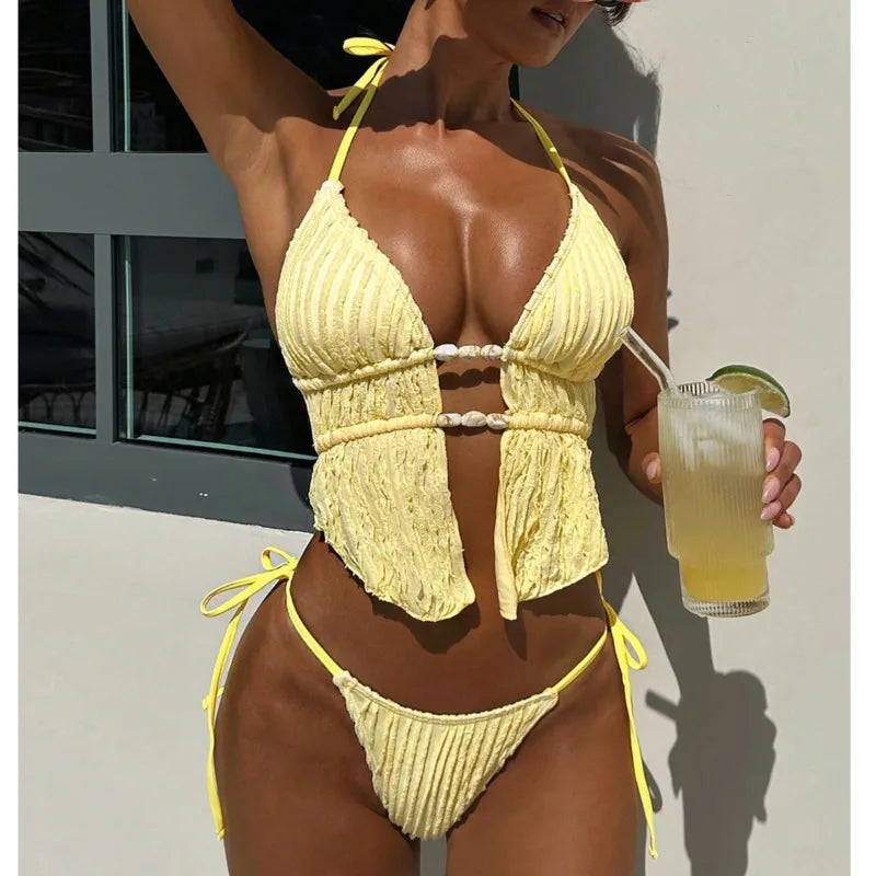 Sexy Bikinis 2026 Women's Swimwear Female Swimsuit For Swimming Wear Bathing Suits Brazilian Bikini Set Beachwear Pool Bather