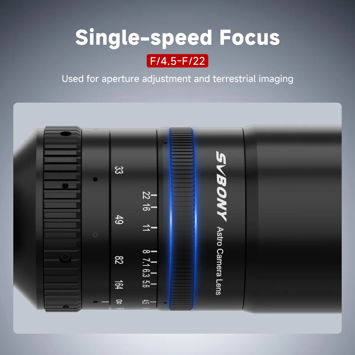 Svbony SV555 New Upgrade Astrophotography Telescope APO 243mm f/4.5 Telephoto Camera Lens for Full Frame Sky Imaging