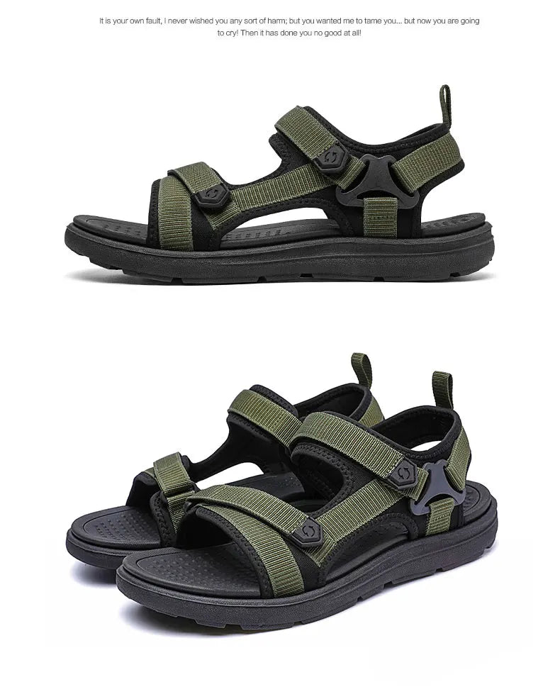 Summer Sandals for Men Leisure Beach Sandals Male Fashion Leisure Beach Holiday Sandals Shoes Lightweight Outdoor Casual Shoes