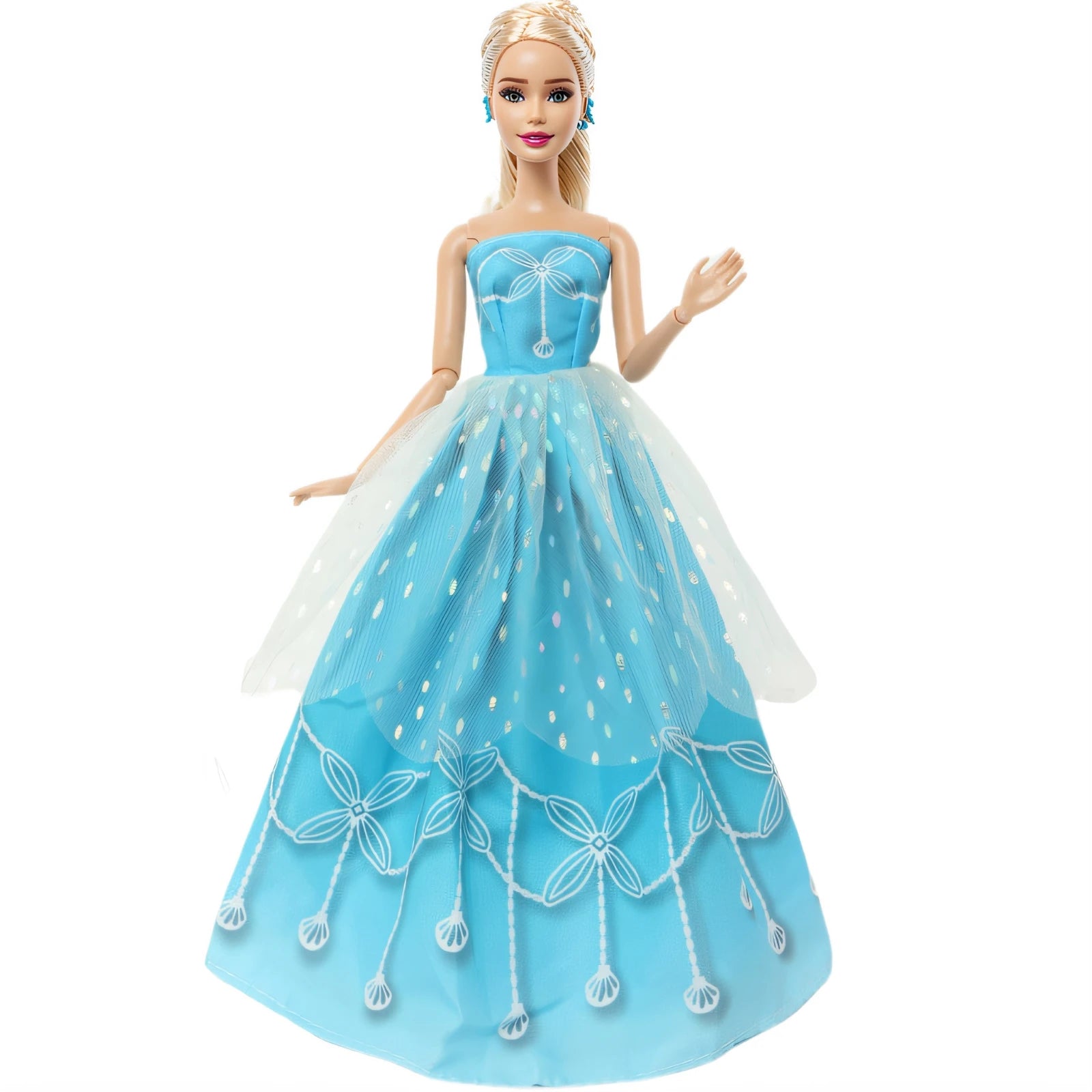 Blue Series Doll Outfit 30cm Doll Dress Swimsuit Tops Pants Skirt Party Gown 11.8 Inch Doll Clothes Accessories 1/6 Toy Gift