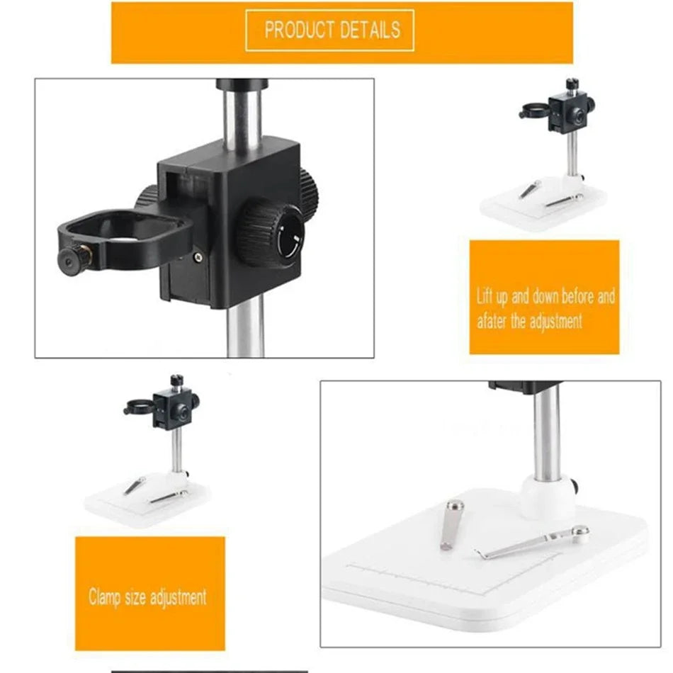 Elikliv EDM4 4.3" LCD Digital Microscope for Electronic 1000x Coin Magnifier Repair Microscope with LED Lights for PC Windows