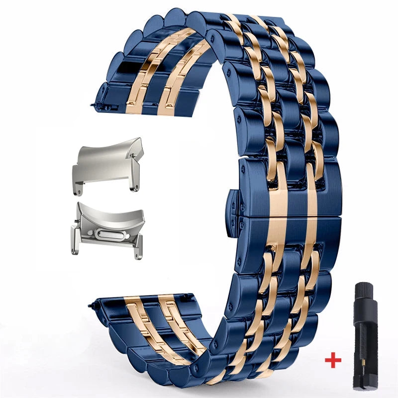 No Gaps Stainless Steel Strap For Samsung Galaxy Watch 6 5 4 44mm 40mm 5Pro 45mm Band Watch 6 4 Classic 43 47mm 42/46mm Bracelet