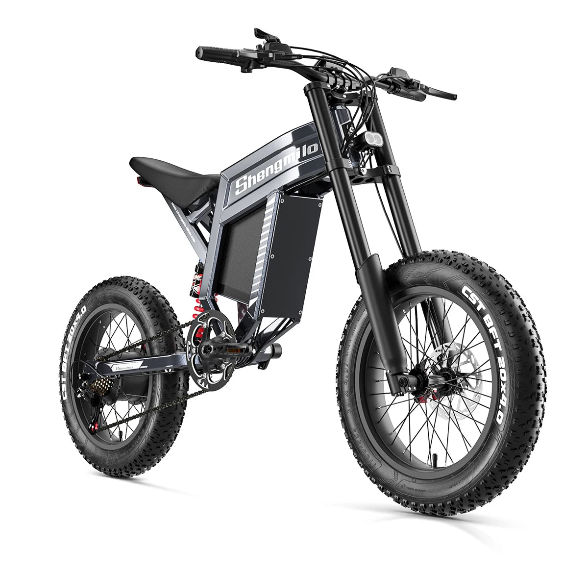 Shengmilo S900 60V30AH Battery electric bicycle,Adult 1500W E-bike Men's E-Mountain ebike , 20" Fat Tire Electric Bike