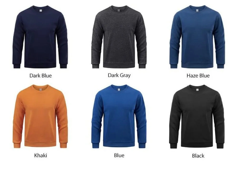 New York Usa Est.1624 Printing Mens Sweatshirts Winter Crewneck Hoodies Street Fleece Loose Streetwears Casual Men'S Clothes