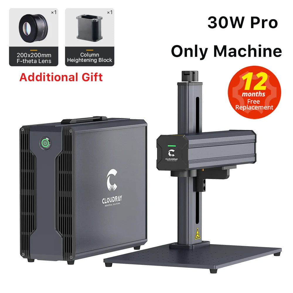 Cloudray 30W 50W 60W Fiber Laser Marking Machine MAX JPT For Cutting Jewelry Gold Silver Stainless Steel Copper Aluminum