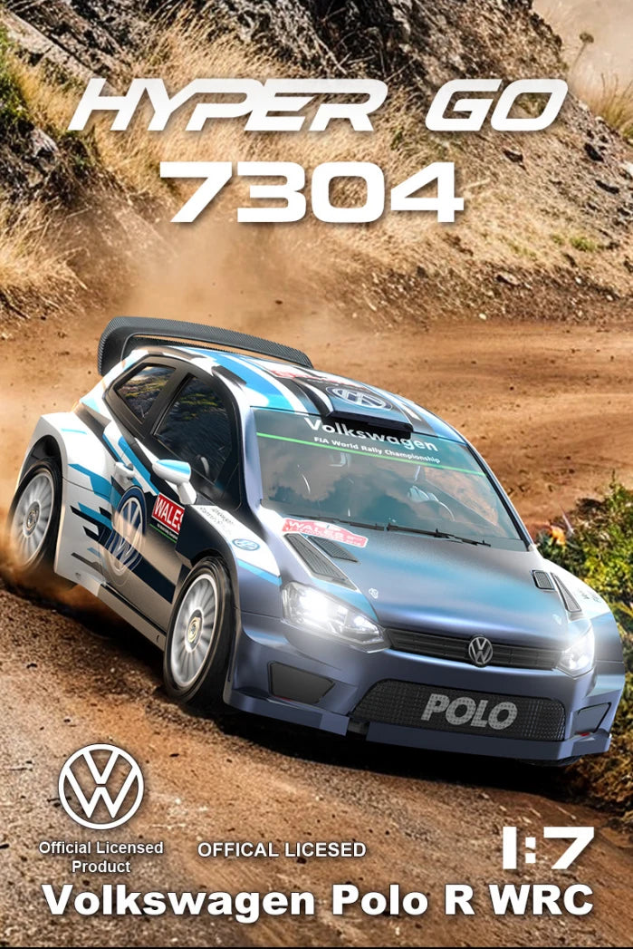Hyper Go MJX 7304 WRC Remote Control Car 7303 1/7 Drifting Car Rally Car Drifting Four-Wheel Drive Rally Car Model Toy