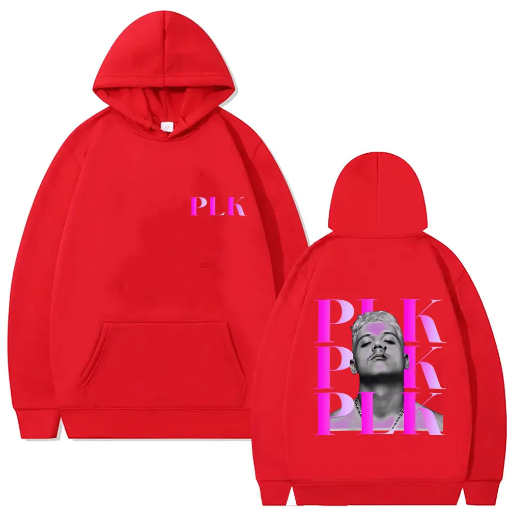 Rapper Plk Face Graphic Hoodie Men Women Fashion Pop Music Tracksuit Man Casual Pullover Hoodies Male Vintage Hip Hop Sweatshirt