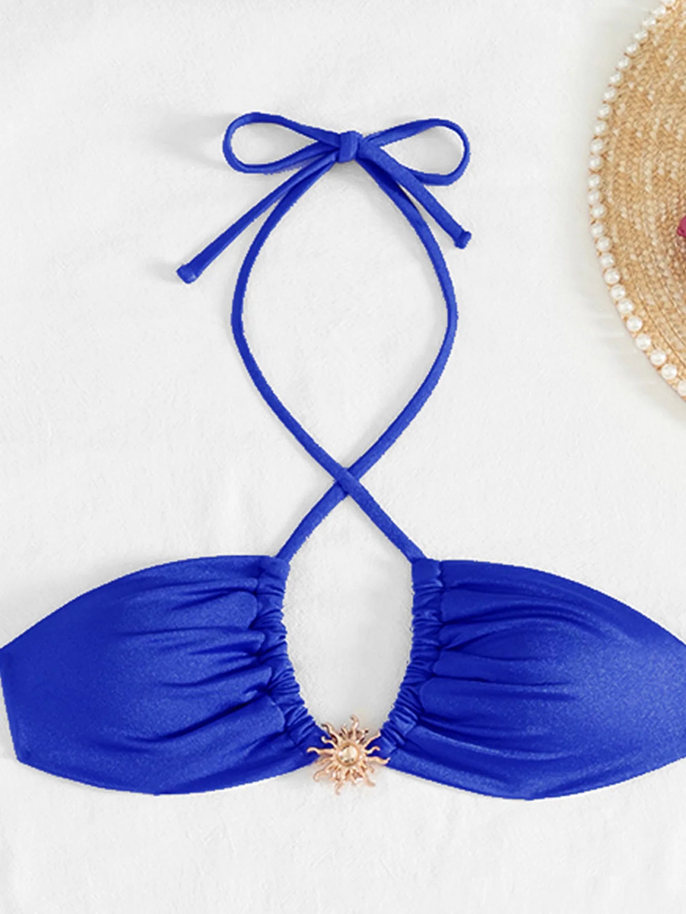 3 PCS with Skirt Halter Strappy Bikini Female Swimsuit Women Swimwear Three-pieces Bikini Set Bather Bathing Suit Swim Beachwear