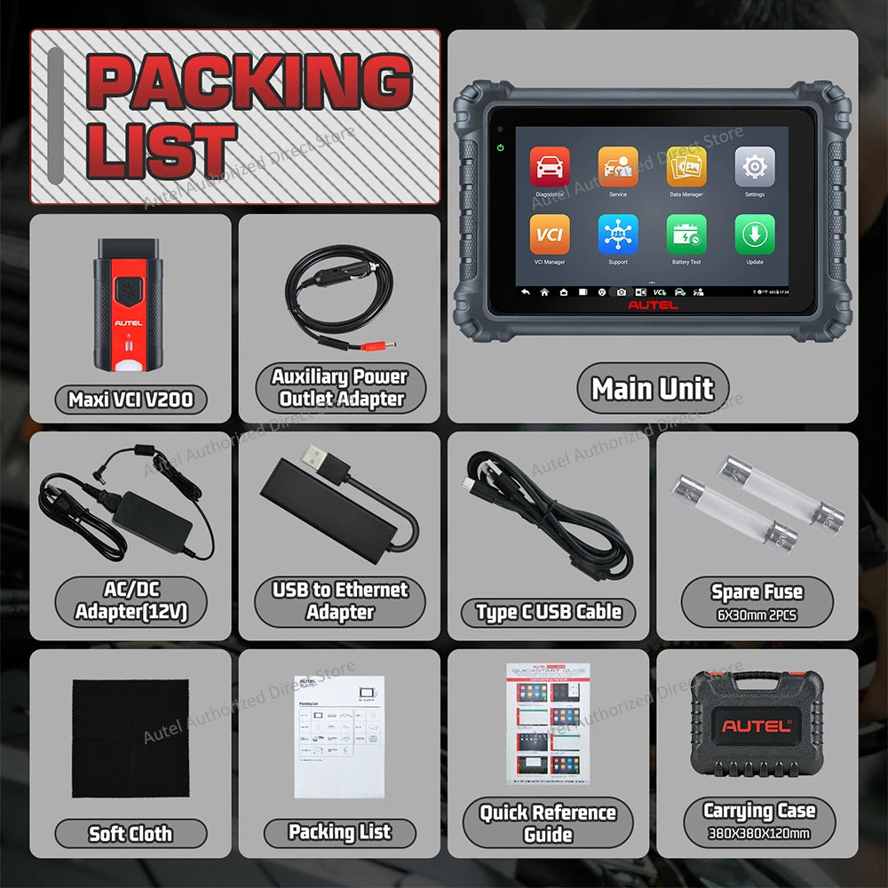 Autel MaxiCOM MK906S PRO OBD2 Diagnostic Scanner MK906 PRO ECU Coding Diagnostic Tool Bidirectional Scanner Support CAN FD/ DoIP