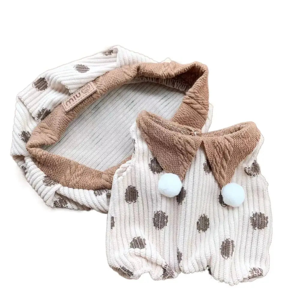 Head Cover 20cm Cotton Doll Dress Shoulder Strap Skirt Hoodies Cotton Doll Clothes DIY Dress Up Sweet Plush Toy Clothes
