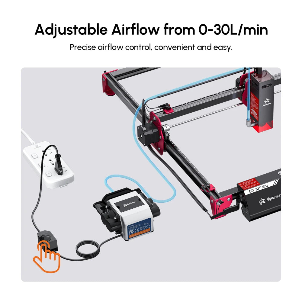 AlgoLaser DIY KIT MK2 Laser Engraver 10W Output CNC Laser Cutter DIY Laser Engraving Machine Cutting Tool Add 3.5IN Touch Screen