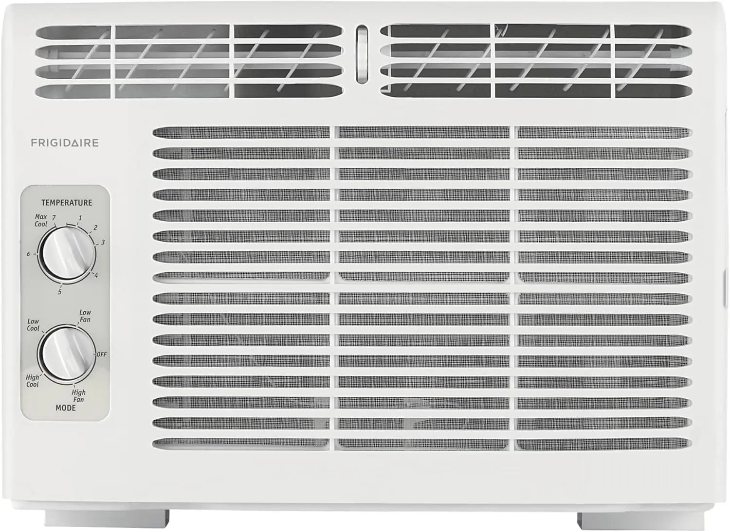 5,000 BTU Window-Mounted Air Conditioner, Cools Up to 250 Sq. Ft., Quiet Operation, Effortless Temperature Control, White