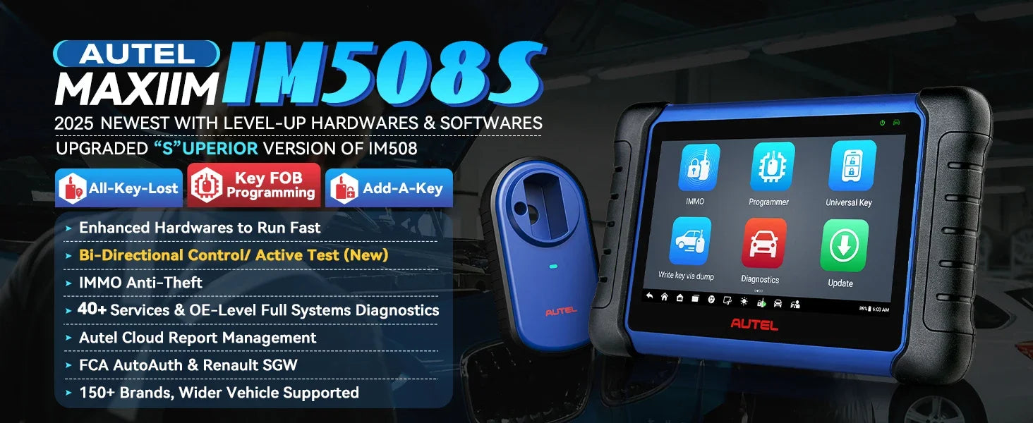 Autel Maxiim IM508S PRO IMMO Key Programmer Key Fob Programming Tools Auto Diagnostic Tool All Systems Diagnostic PK IM508