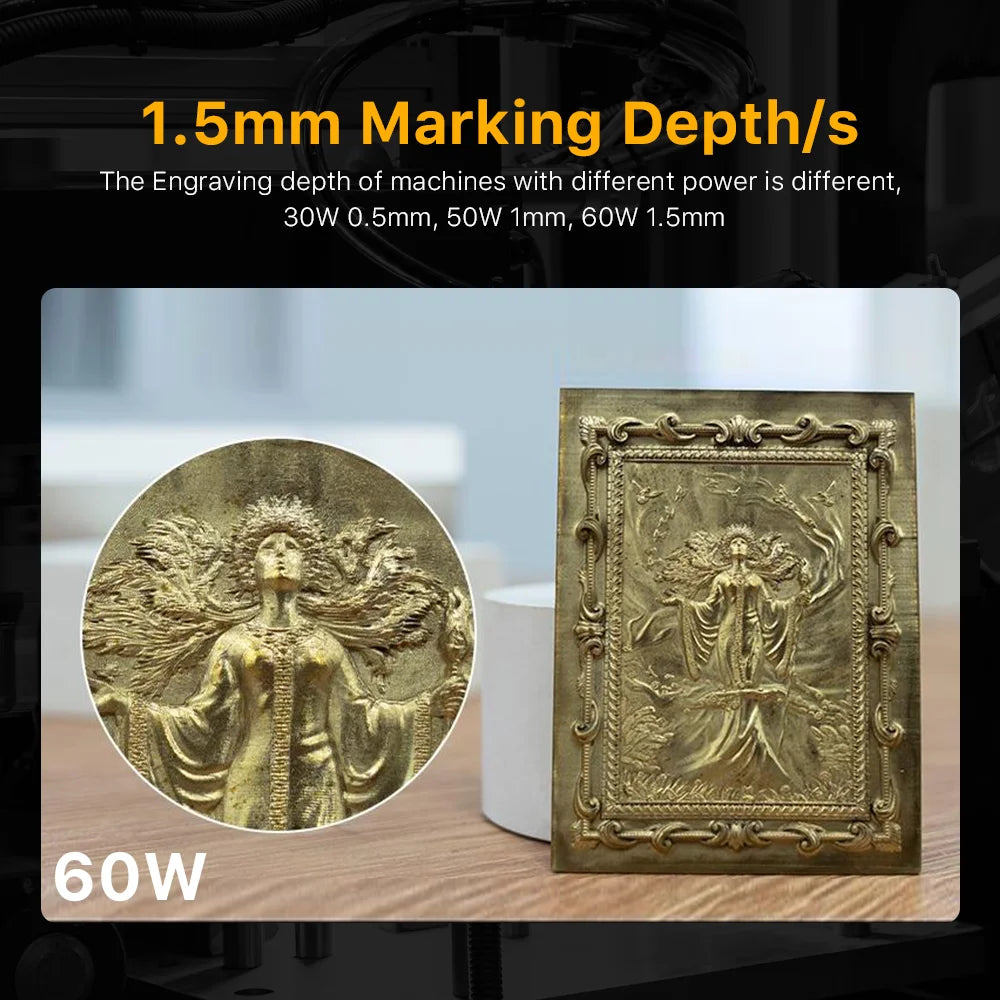 Cloudray 30W 50W 60W Fiber Laser Marking Machine MAX JPT For Cutting Jewelry Gold Silver Stainless Steel Copper Aluminum