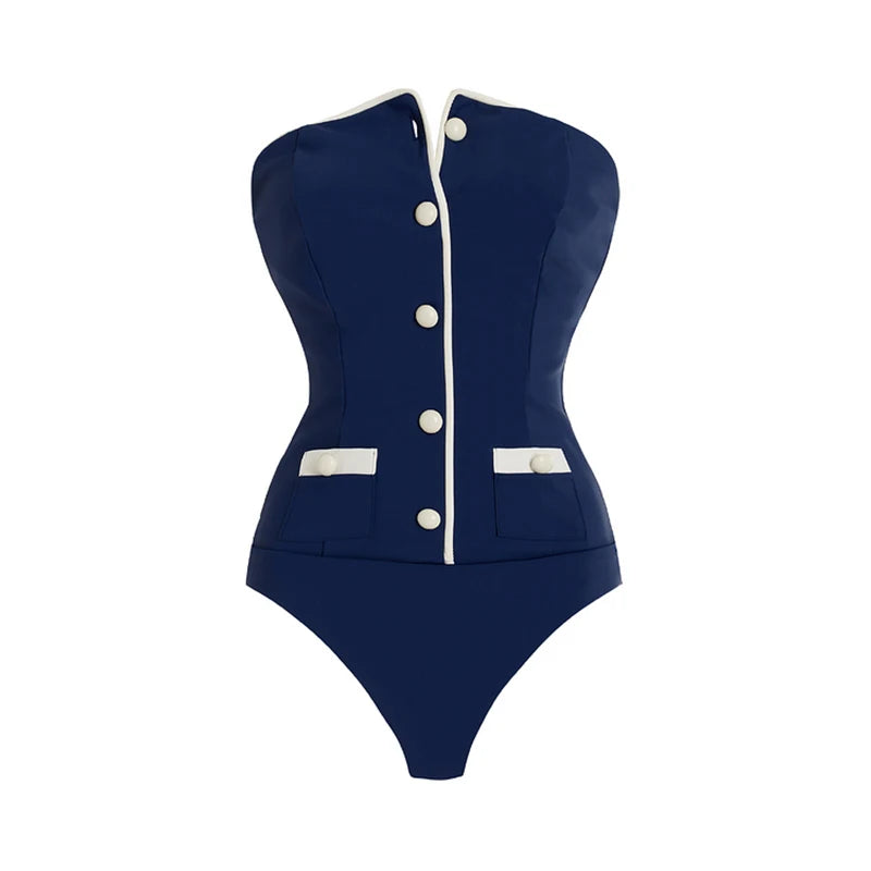 High Waist Women Sexy Strapless Swimsuit and Shorts Summer Women Bikini Set Beach Swimming Suit For Female Biquini Bathing Suit
