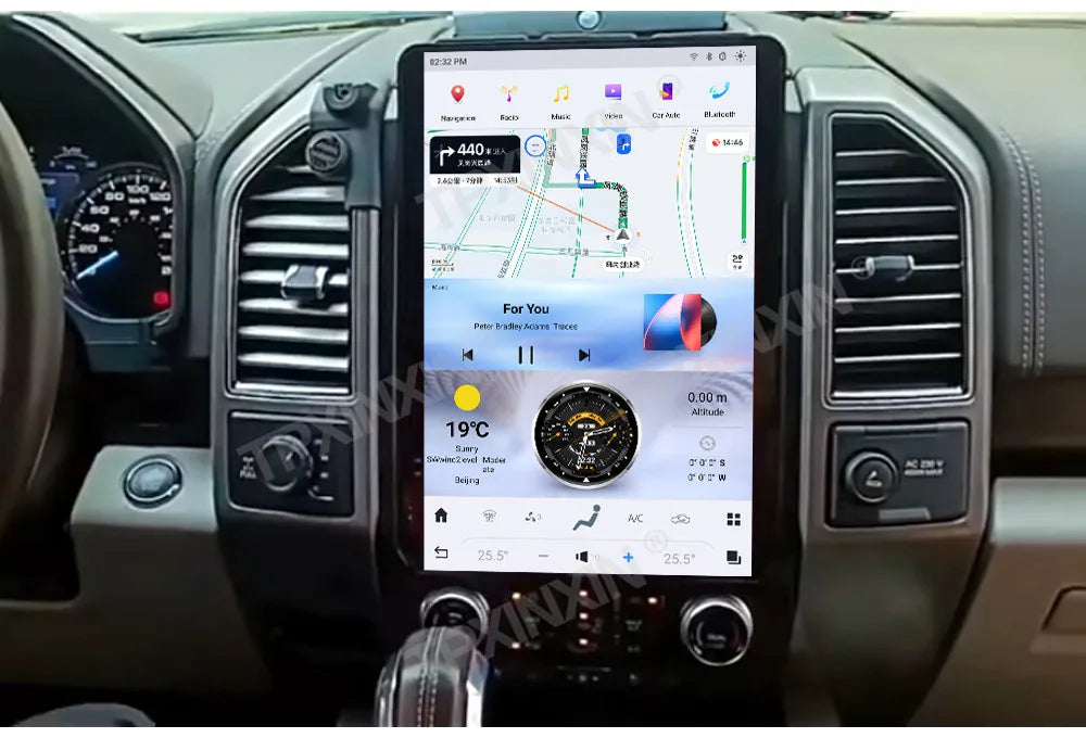 14.4 Inch Screen Android Radio For Ford F150,F250, 2015 2016 2017 2018 2019 2020 2021, Car GPS Navi Multimedia Player Head Unit
