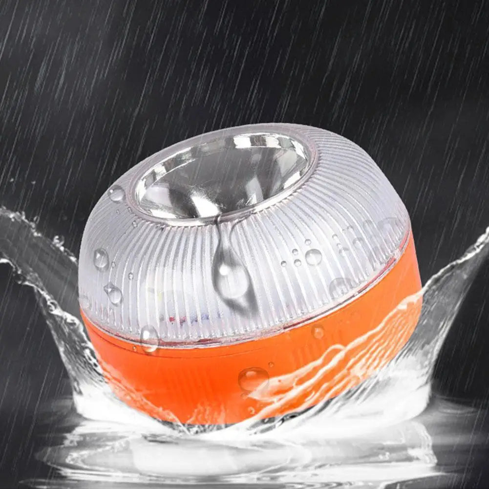 Magnetic Emergency Beacon Light for Cars - Strobe Flashing Warning Lamp, Vehicle Safety Signal Light (Battery Not Included, V16