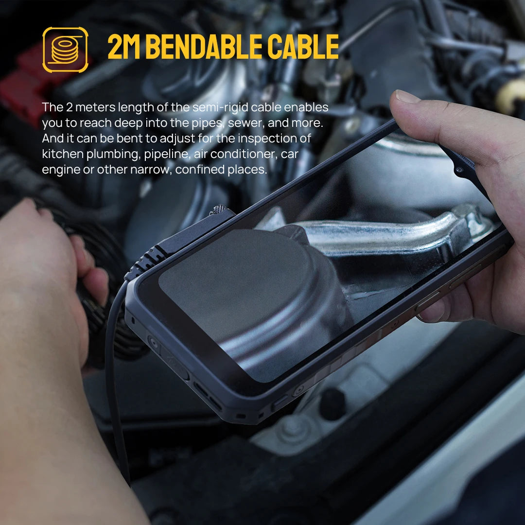 Ulefone Waterproof Endoscope, 3 in 1, for ARMOR 9, ARMOR 9E, Power Armor 13, Power Armor 18T