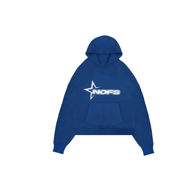 Y2K Hoodies Men Harajuku Hip Hop Letter Graphic Print Loose Sweatshirts 2024 Punk Rock Gothic Clothes Tops Goth Pants Streetwear