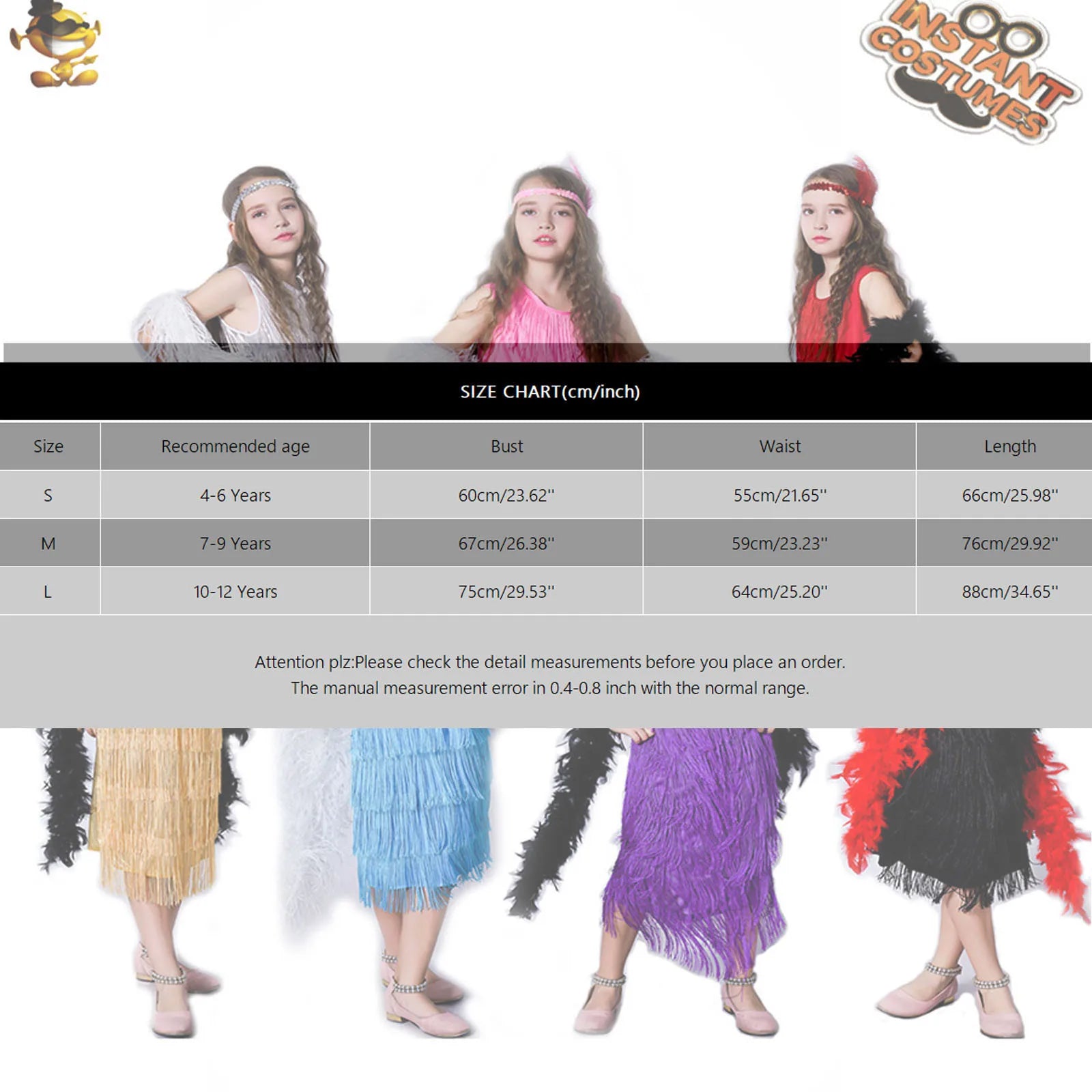 Summer Clothes Fashion Girls Flapper Dress Sequins Fringe Latin Dance Dress Tassel Tango Dress Ballroom Children's Fashion Dress