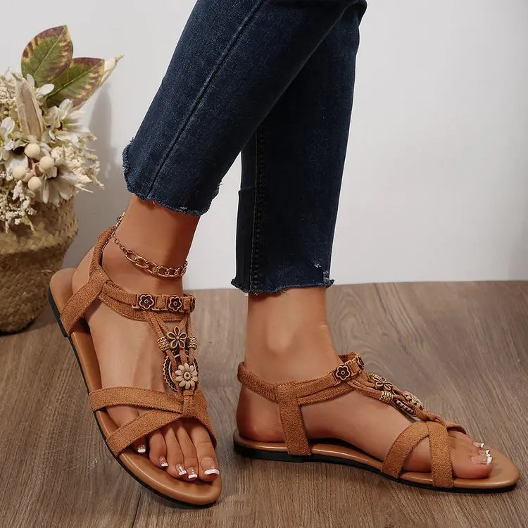 Summer Women Wedge Sandals Soft Bottom Low Heels Sexy Woman Non-slip Shoes Footwear Bohemia Style Summer Platform Sandals Women