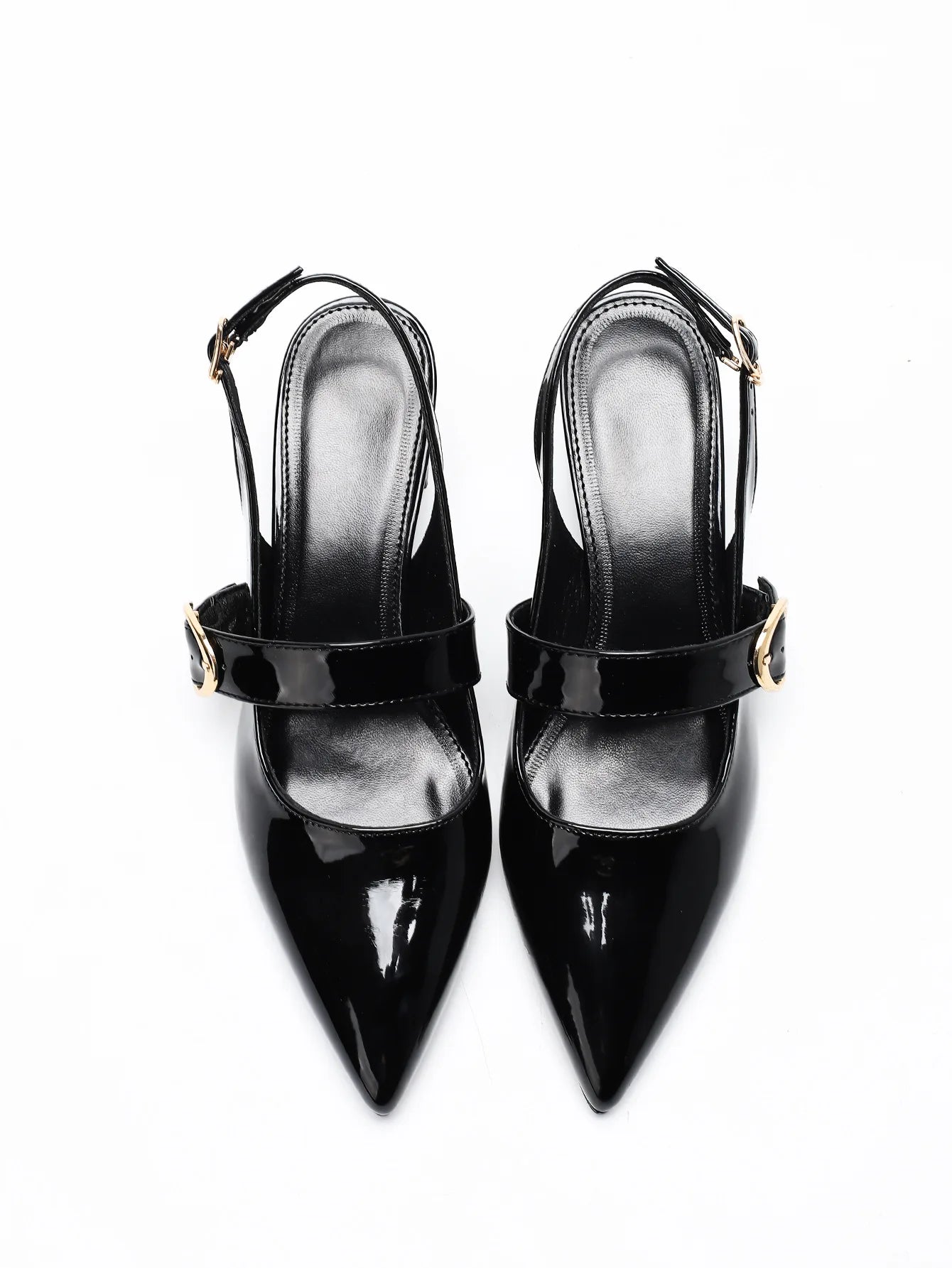 Women's summer sandals2026New French-style pointed-toe, closed-toe, chunky-heeled high-heeled shoes